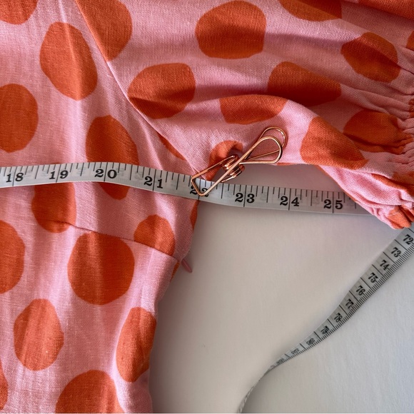 Who What Wear Short Puff Sleeve Polka Dot Maxi Dress XXL - Picture 8 of 16